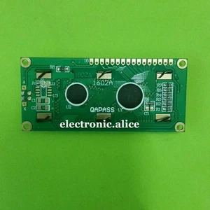 1 Stck. 1602 16x2 HD44780 Zeichen LCD Display Modul LCM blau schwarzlicht - Bild 1 von 4