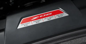 2025 Chevrolet Corvette Engine Specification Plaque For Z06 Models GM 87818062 - Picture 1 of 3
