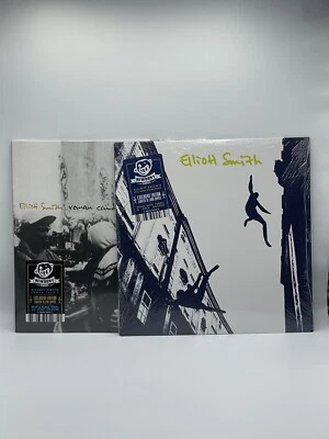 Elliott Smith S/T Purple Gold Splatter AND Blue Roman Candle Vinyl Newbury LP - Image 1 of 2