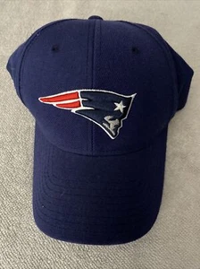 New England Patriots Reebok Navy Blue Strap Back Adjustable Cap One Size Fit All - Picture 1 of 8