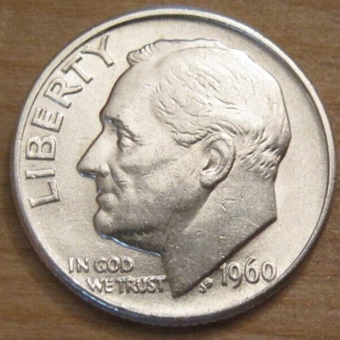 1960 D ROOSEVELT DIME - SEE PHOTOS ** 101 Cover