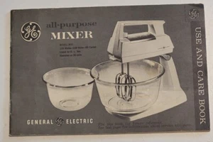 Vintage GE all purpose mixer use and care book Model M35 - Picture 1 of 4
