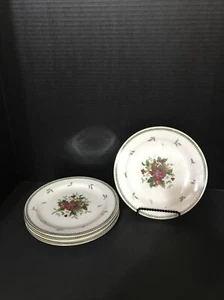 Mikasa HOLIDAY DELIGHT Salad Plate Set Of 4  #450 - Picture 1 of 3