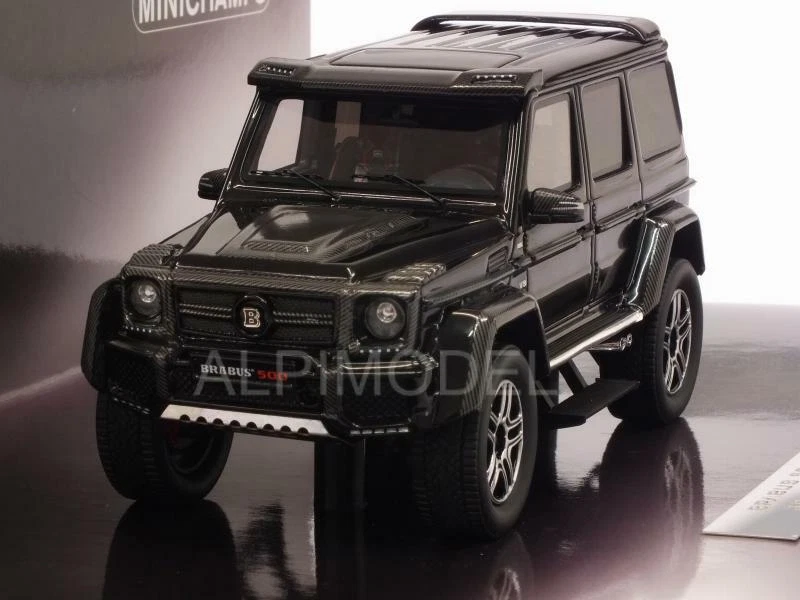 Brabus 500 4x4 Mercedes G500 2016 Black 1:43 MINICHAMPS 437032460 - Immagine 1 di 1