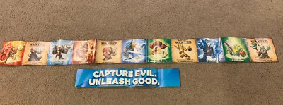 Rare Skylanders “Most Wanted” magnetic display strip - Image 1 of 4