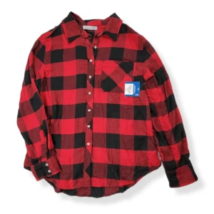 Arizona Red Buffalo Plaid Flannel Small - Picture 1 of 4
