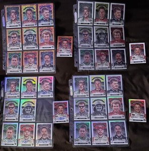 2021 DONRUSS OPTIC RACE KINGS MASTER SET AUTO, ORANGE PULSAR, HOLO & BASE GANT