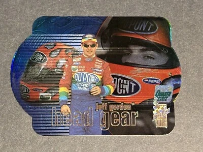 2000 VIP Press Pass Jeff Gordon HEAD GEAR EXPLOSIVE LAZER PARALLEL #HG1 - Image 1 of 3