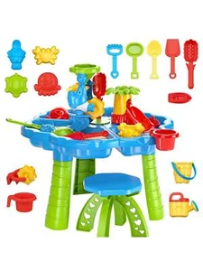 Sand and Water Table Beach Toys Children's Sand Pit Water Table - Picture 1 of 11