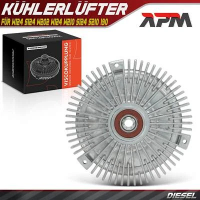 Coppia Ventola Radiatore Per 124 W124 S124 W202 W210 S210 190 W201 - Immagine 1 di 4