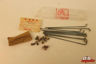 NUEVO OEM HONDA 1976 XL100 1976 CB125S 1978-1980 CB125S RADIOS BS (9X159) JUEGO DE 10 Foto 1 de 4