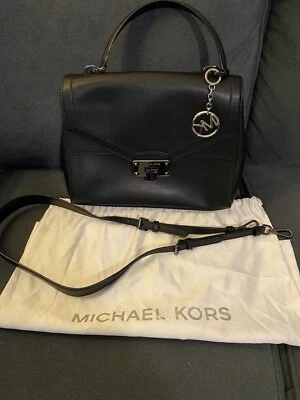 Michael Kors Sloan Top Handle Black Satchel W Optional Strap - Image 1 of 2