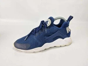 Nike Womens Air Huarache Run Running Shoes Blue 819151-401 Mid Top Lace Up 7 - Picture 1 of 11