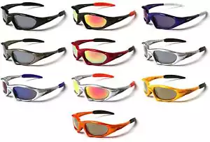 Occhiali da sole uomo X-Loop Wrap vestibilità curva montatura stretta e spessa protezione UV400 - Foto 1 di 29