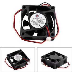 1X DC Brushless Cooling PC Computer Fan 12V 6020s 60x60x20mm 0.15A 2 Pin Draht - Bild 1 von 10