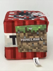 Minecraft 5 Zoll Microsoft Spiel Stofftier Plüsch Schaumstoff TNT Block Würfel Mojang - Bild 1 von 4