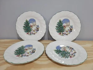 Plato de acento para ensalada Nikko Happy Holidays - conjunto de 4 - Imagen 1 de 6
