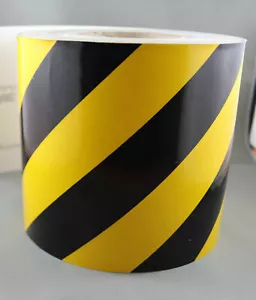 3M Yellow/Black Class 2 (3200 Series) Reflective Tape 150mm x 45m RIGHT - Picture 1 of 3