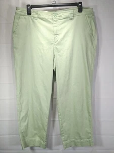 A NEW DAY Wmns Plus Mint High Rise Reg Fit Straight Leg Cropped Pants sz 18 NWT - Picture 1 of 12