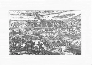FRANKFURT  Vintage Antique GERMANY Geographic Urban Map Art Print !!! - Picture 1 of 1