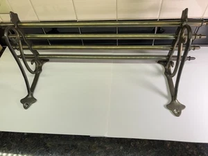 Vintage Brass Pullman Train Hat Shelf - Picture 1 of 6