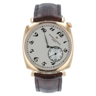 Reloj para hombre Vacheron Constantin oro rosa 18k esfera plateada 40 mm cuerda manual 82035 Foto 1 de 4