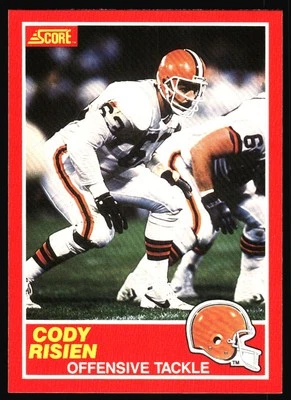 1989 Score Cody Risien #164 Cleveland Browns - Image 1 of 2