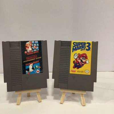 Super Mario Bros. 3  & Mario Bro. / Duck Hunt Nintendo NES Authentic VGC - Image 1 of 4