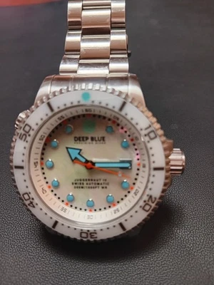 Rare- Deep Blue Juggernaut IV Swiss Automatic Diver Watch - Image 1 of 4