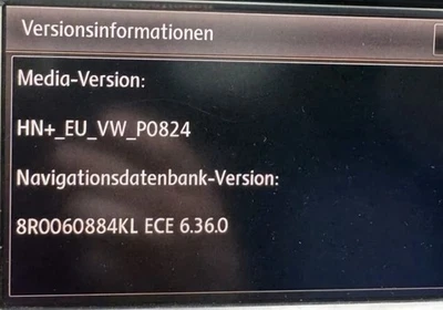 Navy Update Letzte Version Für Touareg RNS 850 - Bild 1 von 2