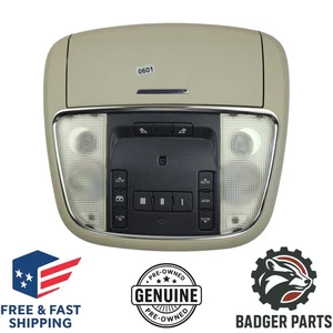 OEM Mopar Overhead Console Roof Lamp 2011-2015 Grand Cherokee power sunroof - Picture 1 of 7
