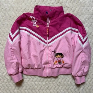 Vintage Dora the Explorer Zip Up Jacket Size 4T - Picture 1 of 5
