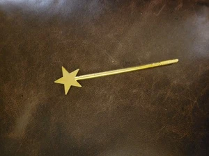 Vintage Mego Glinda Witch Star Wand Original Wizard Of Oz Gold Star Wand - Picture 1 of 6
