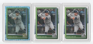 Aaron Judge 2025 Donruss #50 Base & Rocket parallel 3 card lot w/sleeves - Picture 1 of 2
