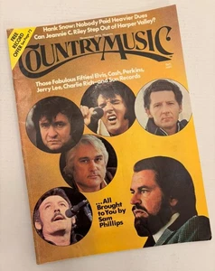 Country Music Magazine November 1973  Elvis, Cash, Jerry Lee, Sun Records VG VTG - Imagen 1 de 13