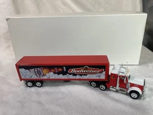 Budweiser Matchbox Collectibles Peterbilt Semi Truck & Trailer 1/58 Diecast - Picture 1 of 24