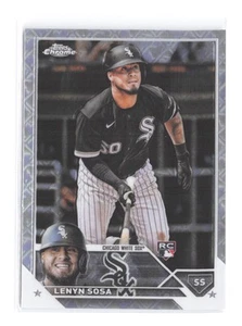 2023 Topps Chrome Logofractor Lenyn Sosa RC Rookie Card 114 Chicago White Sox - Picture 1 of 2
