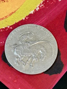 Moneda Ficha Risque Once a King Always a King Once a Knight is Enough Heads Tails - Imagen 1 de 2