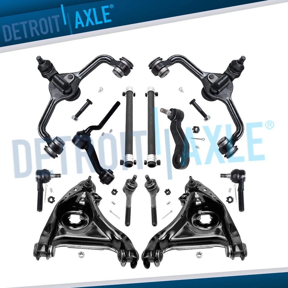 Brazo de control delantero Tierod Pitman brazo ralentí para 95-02 Town Car kit de suspensión de 12 piezas Foto 1 de 4