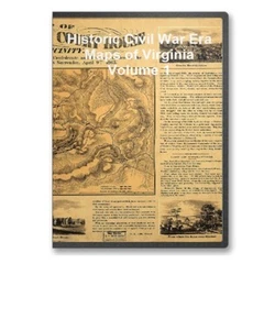 90 Rare Historic Civil War Maps of Virginia Vol 1 - CD - B19 - Picture 1 of 1