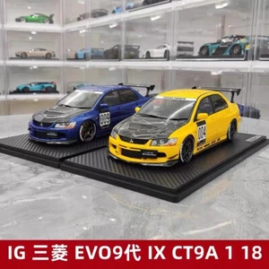 Coche modelo diecast Ignition IG 1/18 Mitsubishi Lancer EVO 9 IX CT9A amarillo/azul - Imagen 1 de 11