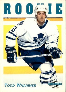 1995-96 Score Maple Leafs Hockey Card #296 Todd Warriner