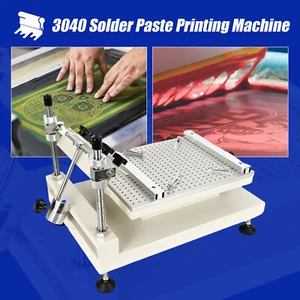 Manual 3040 Solder Paste Printing Machine PCB SMT Stencil Printer 300*400mm - Picture 1 of 12