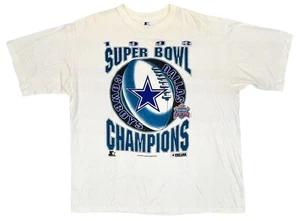 Vintage Super Bowl Dallas Cowboys 1993 XXVII Champs Shirt Starter Pro Bowl Sz XL - Picture 1 of 15