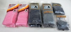 8+ Packages Caron Acrylic Precut Rug Yarn Pink, Grey, Charcoal 320 Pcs Ea NIP - Picture 1 of 2