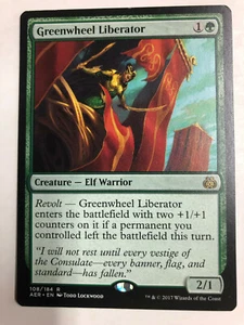 MTG Greenwheel Liberator 108/184 NM (Never Played!) - Picture 1 of 8