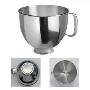 Ciotola in acciaio inox facile da usare per KitchenAid 4 miscelatori da appoggio 5QT/5QT - Foto 1 di 12