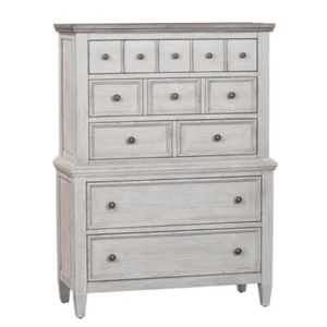 Heartland 5 Drawer Chest, Antique White - Picture 1 of 10