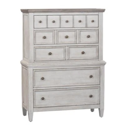 Heartland 5 Drawer Chest, Antique White - Image 1 of 4