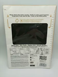 "Masta Plasta Kit Riparazione Vinile Pelle Toppa Autoadesiva DK MARRONE 8""x11" - Foto 1 di 3
